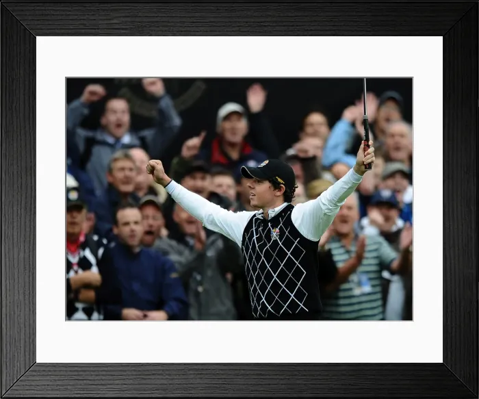 Framed Print : Rory McIlroy - 2010 Ryder Cup Framed Print : Rory McIlroy - 2010 Ryder Cup