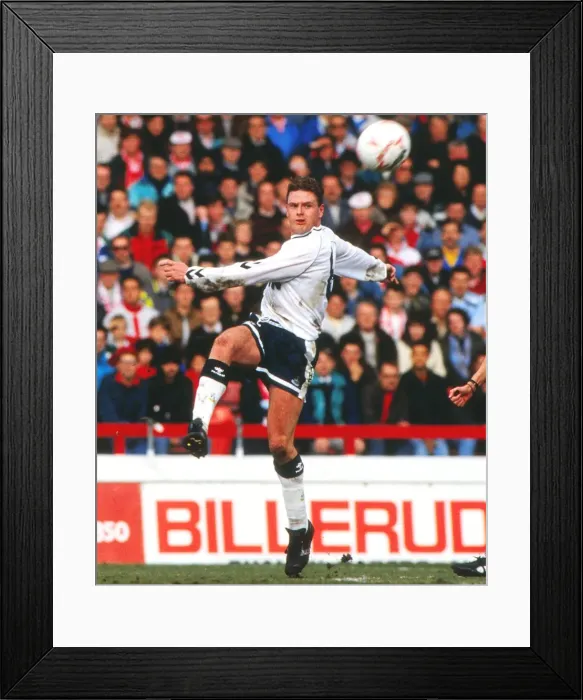 Framed Print : Paul Gascoigne - Tottenham Hotspur Framed Print : Paul Gascoigne - Tottenham Hotspur
