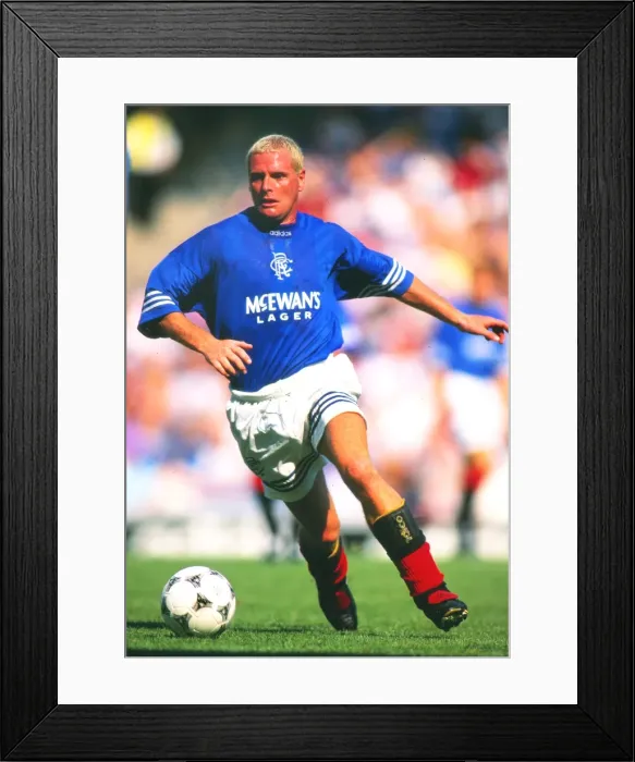 Framed Print : Paul Gascoigne - Rangers Framed Print : Paul Gascoigne - Rangers