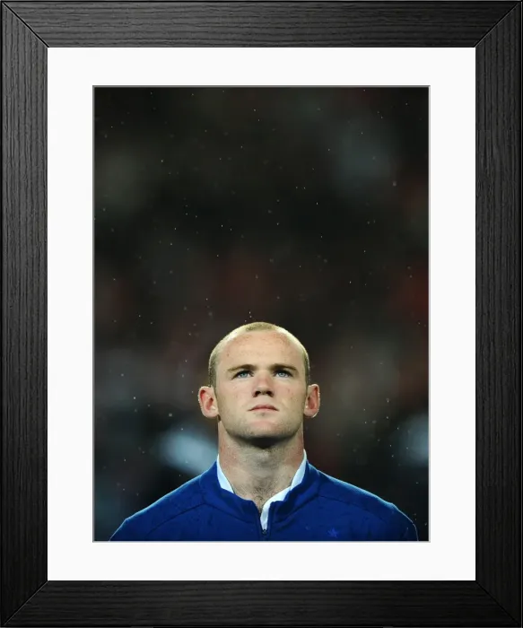 Framed Print : Wayne Rooney prepares to face Switzerland in a Euro 2012 qualifier Framed Print : Wayne Rooney prepares to face Switzerland in a Euro 2012 qualifier