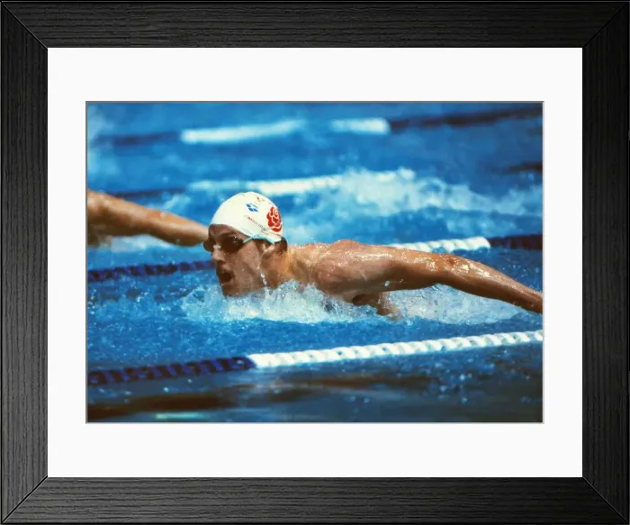 Framed Print : Phil Hubble at the 1982 Brisbane Commonwealth Games Framed Print : Phil Hubble at the 1982 Brisbane Commonwealth Games
