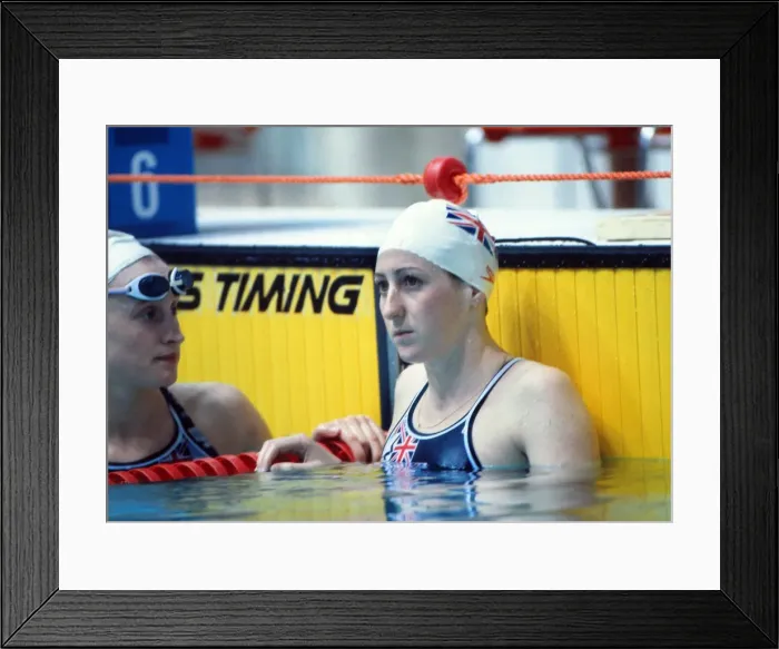 Framed Print : Maggie Kelly at the 1980 Moscow Olympics