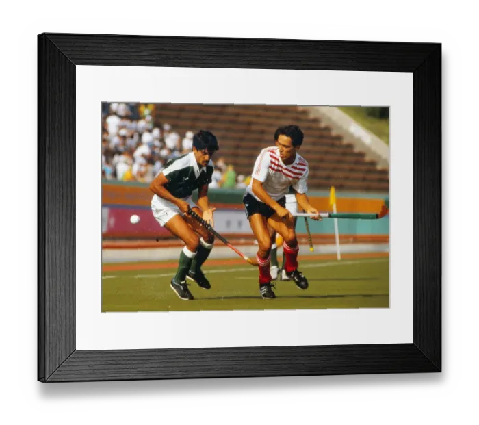 Framed Print : Great Britains Jonathan Potter at the 1984 Los Angeles Olympics