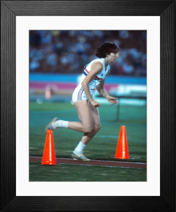 Framed Print : Susan Hearnshaw - 1984 Los Angeles Olympics