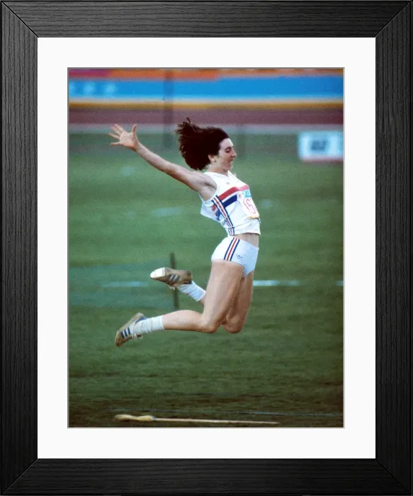 Framed Print : Susan Hearnshaw - 1984 Los Angeles Olympics