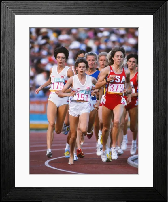 Framed Print : Womens 3000m Final - 1984 Los Angeles Olympics Framed Print : Womens 3000m Final - 1984 Los Angeles Olympics