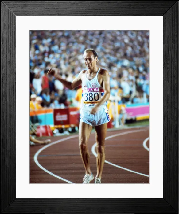 Framed Print : Mike McLeod - 1984 Los Angeles Olympics Framed Print : Mike McLeod - 1984 Los Angeles Olympics
