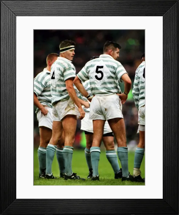 Framed Print : The Innes brothers during the 1998 Varsity Match