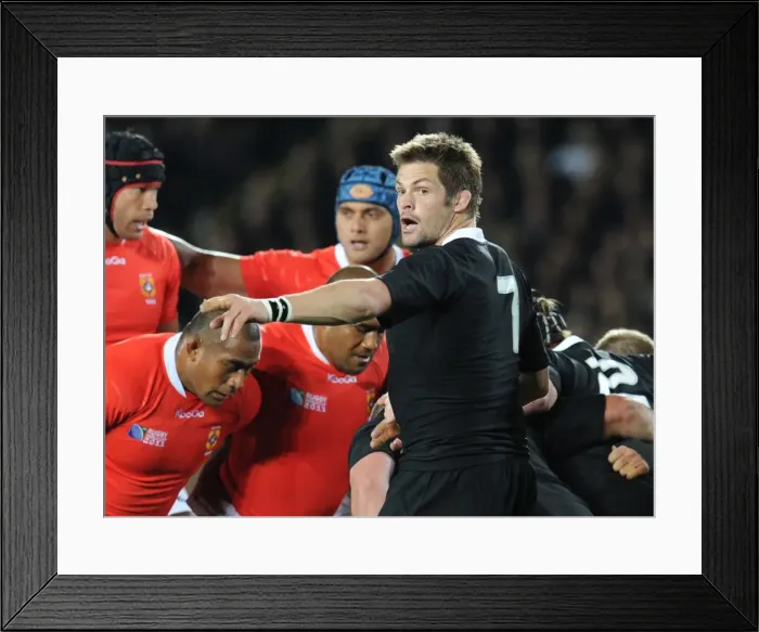 Framed Print : Richie McCaw - 2011 Rugby World Cup Framed Print : Richie McCaw - 2011 Rugby World Cup
