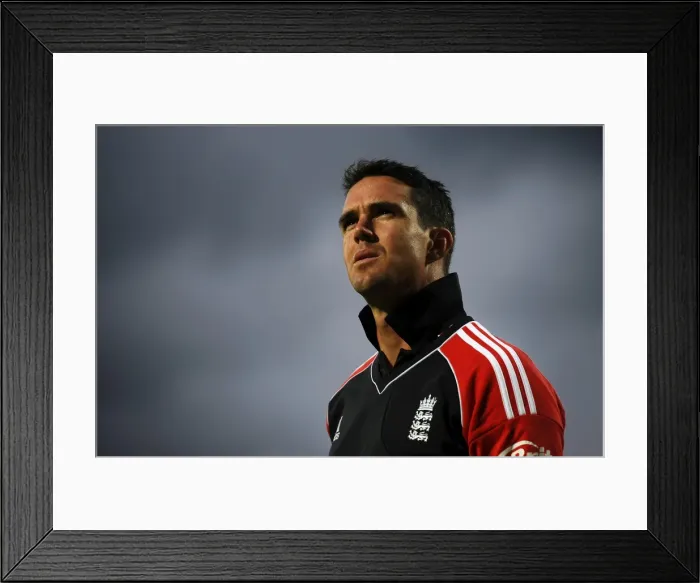 Framed Print : Kevin Pietersen - England Framed Print : Kevin Pietersen - England