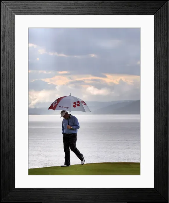 Framed Print : Colin Montgomerie at the 2011 Scottish Open Framed Print : Colin Montgomerie at the 2011 Scottish Open