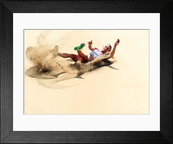 Framed Print : Niki Paneta at the Athletics World Championships Framed Print : Niki Paneta at the Athletics World Championships