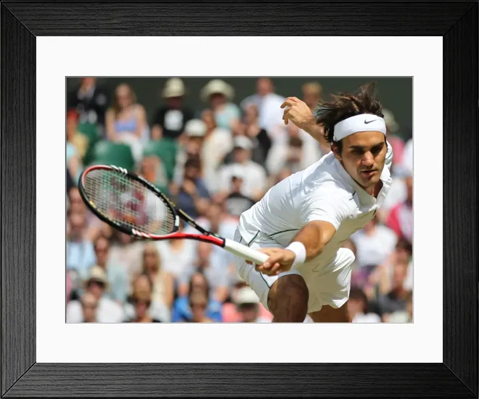 Framed Print : Roger Federer - 2011 Wimbledon Championships Framed Print : Roger Federer - 2011 Wimbledon Championships