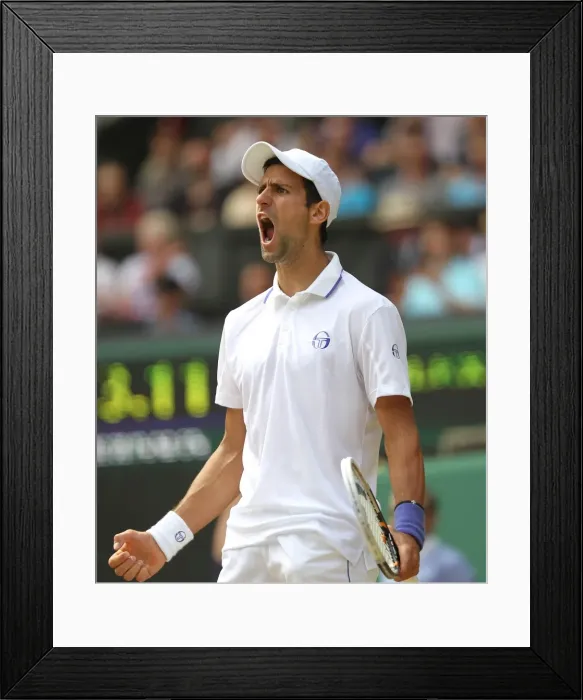 Framed Print : Novak Djokovic - 2011 Wimbledon Mens Final Framed Print : Novak Djokovic - 2011 Wimbledon Mens Final