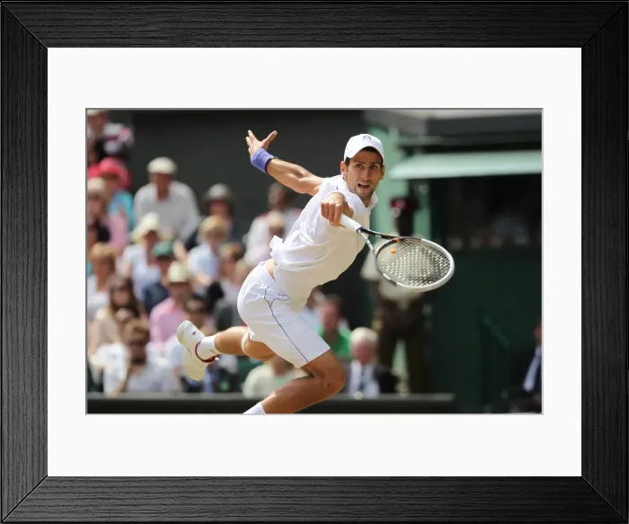 Framed Print : Novak Djokovic - 2011 Wimbledon Mens Final Framed Print : Novak Djokovic - 2011 Wimbledon Mens Final