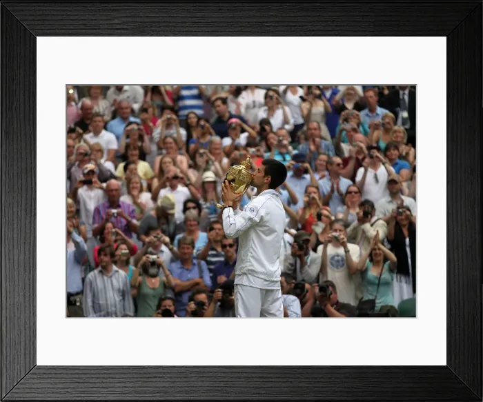 Framed Print : 2011 Wimbledon champion Novak Djokovic Framed Print : 2011 Wimbledon champion Novak Djokovic