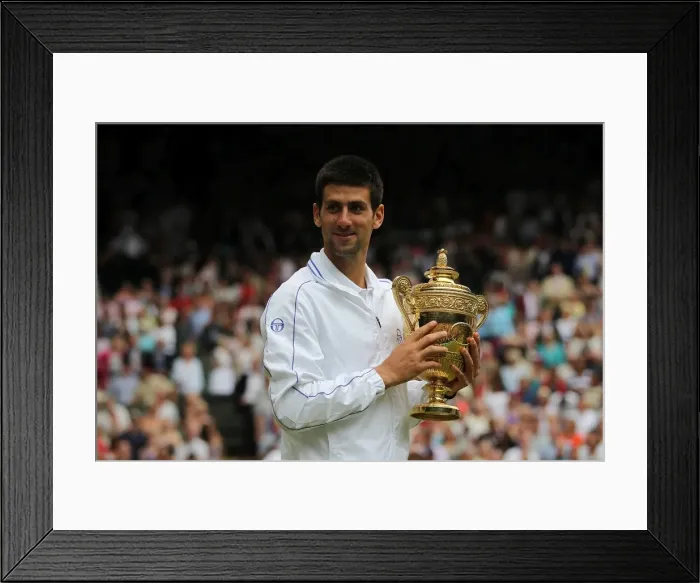 Framed Print : 2011 Wimbledon champion Novak Djokovic Framed Print : 2011 Wimbledon champion Novak Djokovic