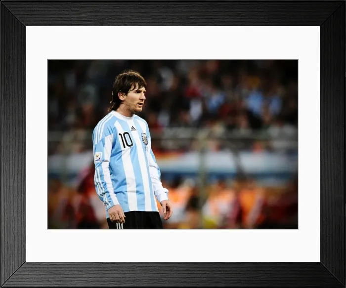 Framed Print : Lionel Messi - 2010 World Cup Framed Print : Lionel Messi - 2010 World Cup