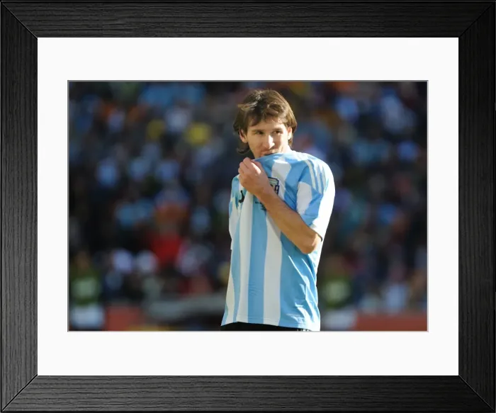 Framed Print : Lionel Messi - 2010 World Cup Framed Print : Lionel Messi - 2010 World Cup