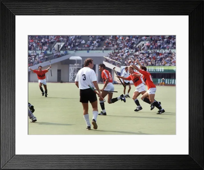 Framed Print : 1988 Seoul Olympics: Mens Hockey