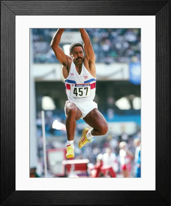 Framed Print : 1988 Seoul Olympics: Decathlon Framed Print : 1988 Seoul Olympics: Decathlon