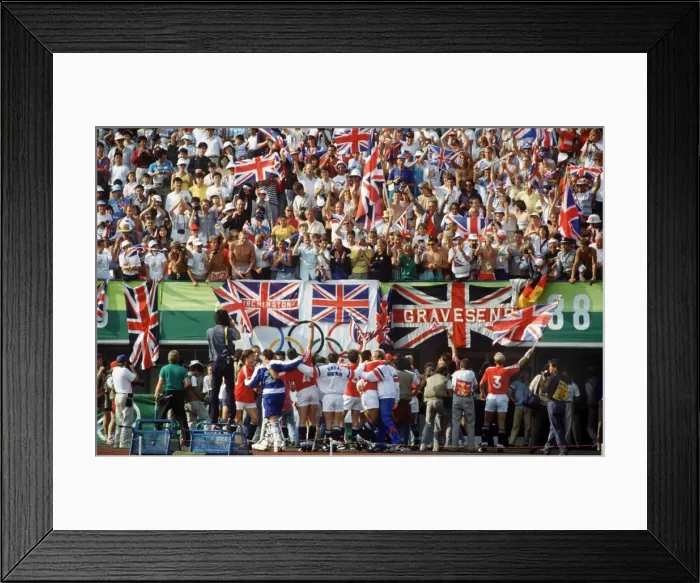 Framed Print : 1988 Seoul Olympics: Mens Hockey Framed Print : 1988 Seoul Olympics: Mens Hockey