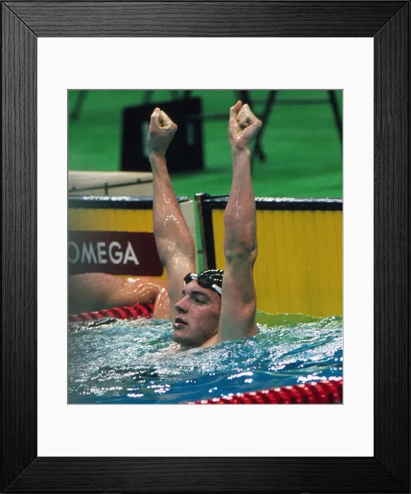 Framed Print : 1988 Seoul Olympics: Swimming Framed Print : 1988 Seoul Olympics: Swimming