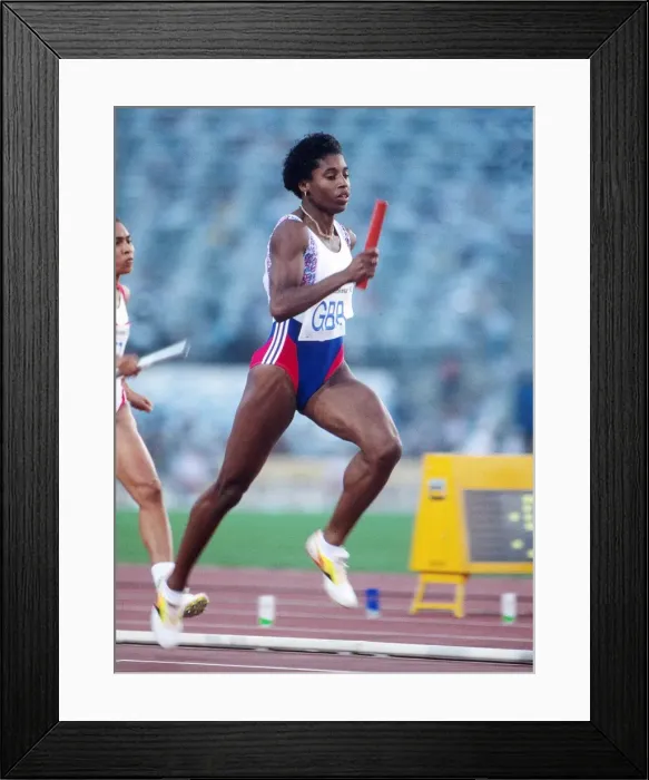 Framed Print : 1992 Barcelona Olympics: Womens 4x400m Relay Framed Print : 1992 Barcelona Olympics: Womens 4x400m Relay