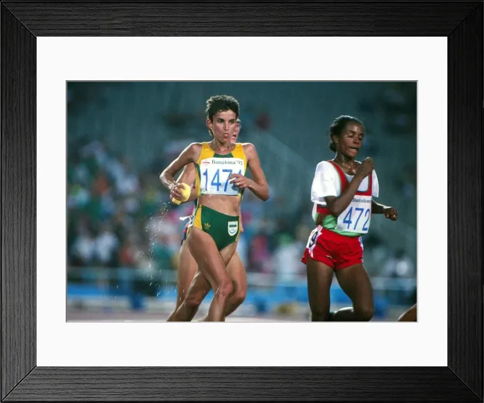 Framed Print : 1992 Barcelona Olympics: Womens 10, 000m Framed Print : 1992 Barcelona Olympics: Womens 10, 000m