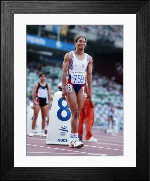 Framed Print : 1992 Barcelona Olympics: Womens 400m Framed Print : 1992 Barcelona Olympics: Womens 400m