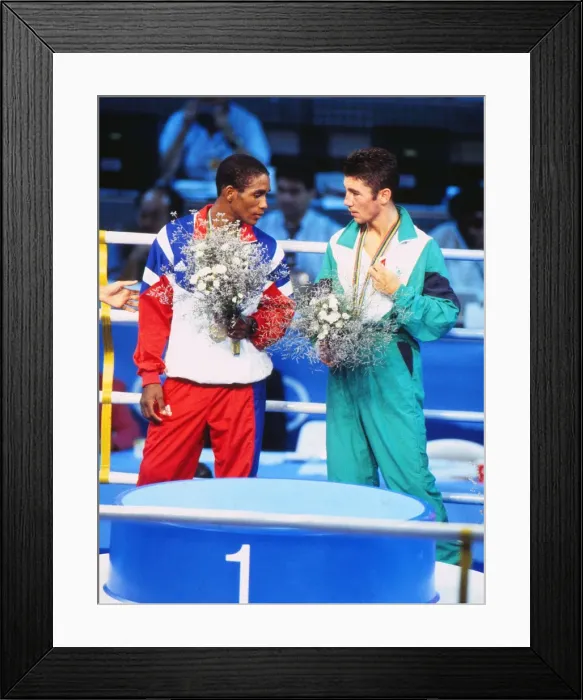 Framed Print : 1992 Barcelona Olympics - Boxing