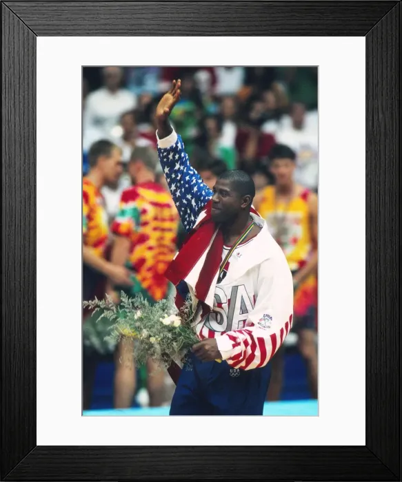 Framed Print : 1992 Barcelona Olympics: Mens Basketball Framed Print : 1992 Barcelona Olympics: Mens Basketball