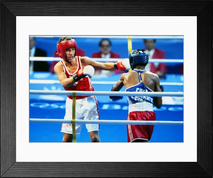 Framed Print : 1992 Barcelona Olympics: Mens Boxing Framed Print : 1992 Barcelona Olympics: Mens Boxing