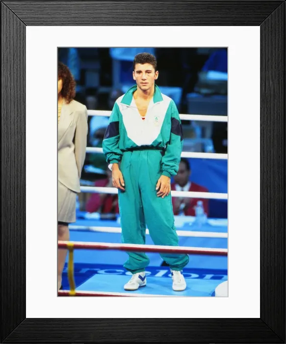 Framed Print : 1992 Barcelona Olympics: Boxing Framed Print : 1992 Barcelona Olympics: Boxing