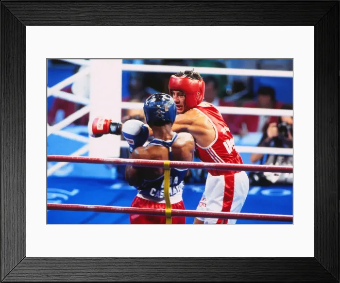 Framed Print : 1992 Barcelona Olympics: Mens Boxing Framed Print : 1992 Barcelona Olympics: Mens Boxing
