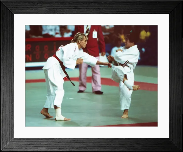 Framed Print : 1992 Barcelona Olympics: Womens Judo Framed Print : 1992 Barcelona Olympics: Womens Judo