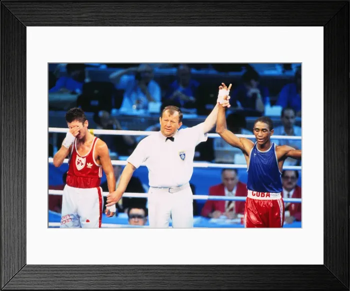 Framed Print : 1992 Barcelona Olympics: Boxing