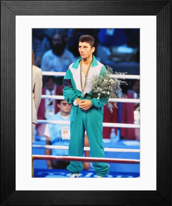 Framed Print : 1992 Barcelona Olympics: Boxing Framed Print : 1992 Barcelona Olympics: Boxing