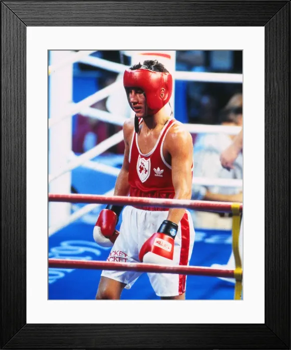 Framed Print : 1992 Barcelona Olympics: Boxing Framed Print : 1992 Barcelona Olympics: Boxing