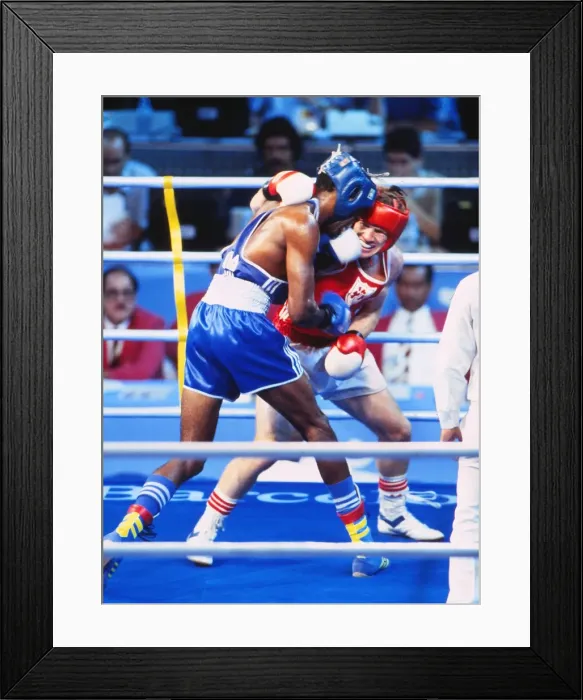 Framed Print : 1992 Barcelona Olympics: Boxing