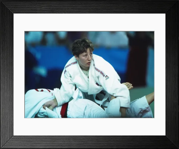 Framed Print : 1992 Barcelona Olympics: Womens Judo Framed Print : 1992 Barcelona Olympics: Womens Judo