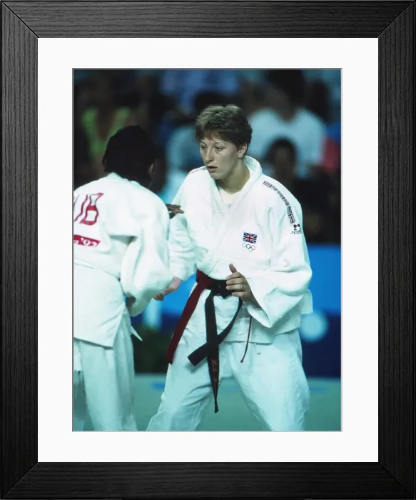 Framed Print : 1992 Barcelona Olympics: Womens Judo Framed Print : 1992 Barcelona Olympics: Womens Judo