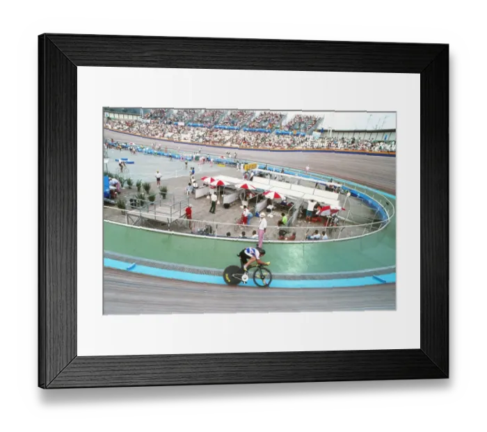 Framed Print : Chris Boardman - 1992 Barcelona Olympics - Mens Cycling Framed Print : Chris Boardman - 1992 Barcelona Olympics - Mens Cycling
