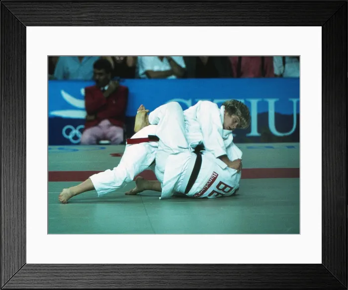 Framed Print : 1992 Barcelona Olympics: Womens Judo Framed Print : 1992 Barcelona Olympics: Womens Judo