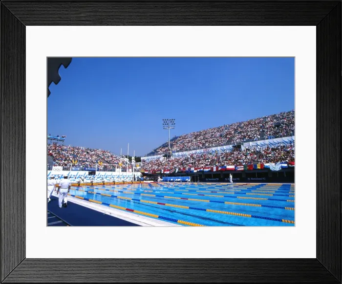 Framed Print : 1992 Barcelona Olympics: Swimming