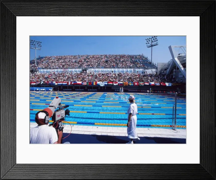 Framed Print : 1992 Barcelona Olympics: Swimming Framed Print : 1992 Barcelona Olympics: Swimming