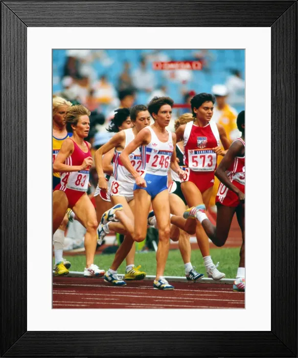 Framed Print : 1988 Seoul Olympics: Womens 3000m Framed Print : 1988 Seoul Olympics: Womens 3000m