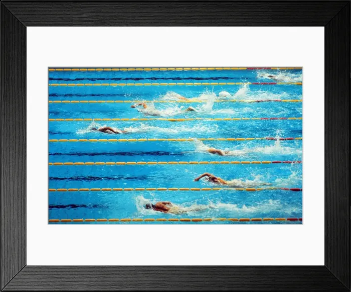 Framed Print : 1972 Munich Olympics: Swimming Framed Print : 1972 Munich Olympics: Swimming