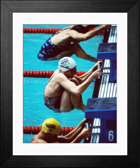 Framed Print : 1980 Moscow Olympics: Swimming Framed Print : 1980 Moscow Olympics: Swimming