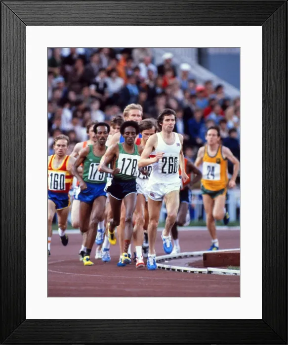 Framed Print : 1980 Moscow Olympics - Mens 10, 000m Framed Print : 1980 Moscow Olympics - Mens 10, 000m